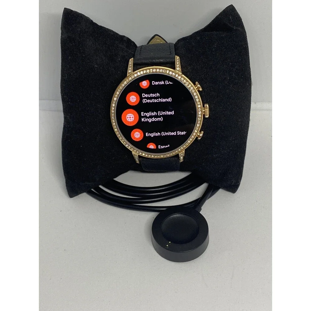 Fossil Gen 4 Authentic Digital Dial Smart Watch Custom Band FTW6030 AB173